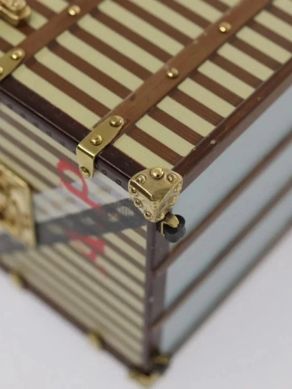 LOUIS VUITTON MALLE COURRIER 1888 Paper weight Beige Brown - Picture 12 of 13